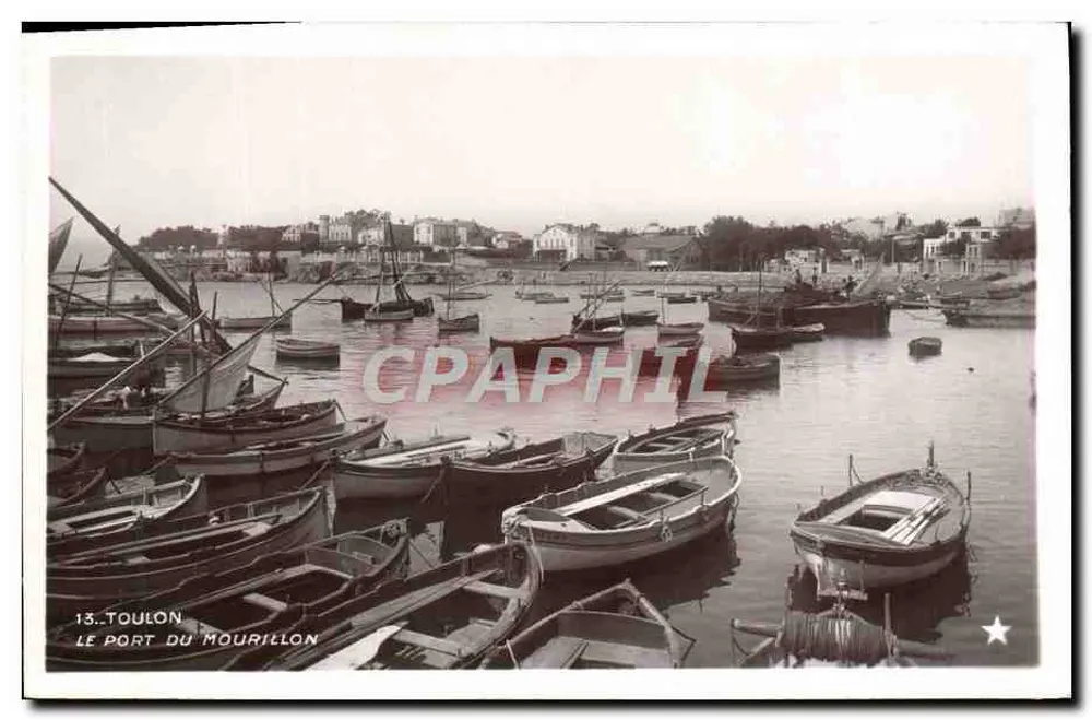 Toulon — Der Hafen von Mourillon — Verlag ETOILE, Paris - Vorderseite
