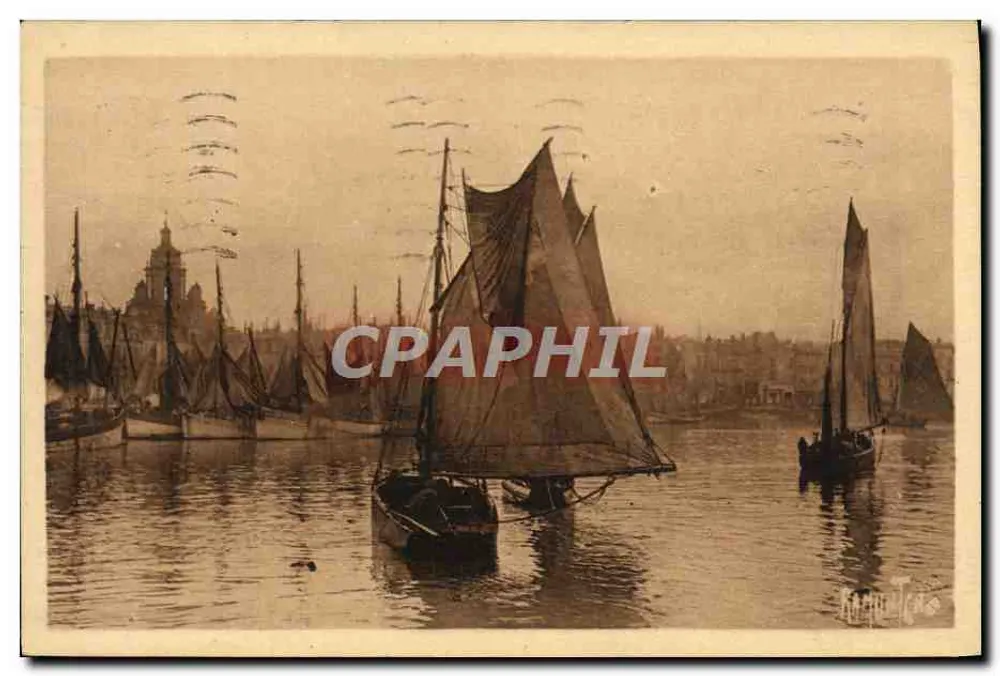 Hafen von La Rochelle — Richtung Grosse Horloge — Éditions Artistiques Raymond Bergevin - Vorderseite