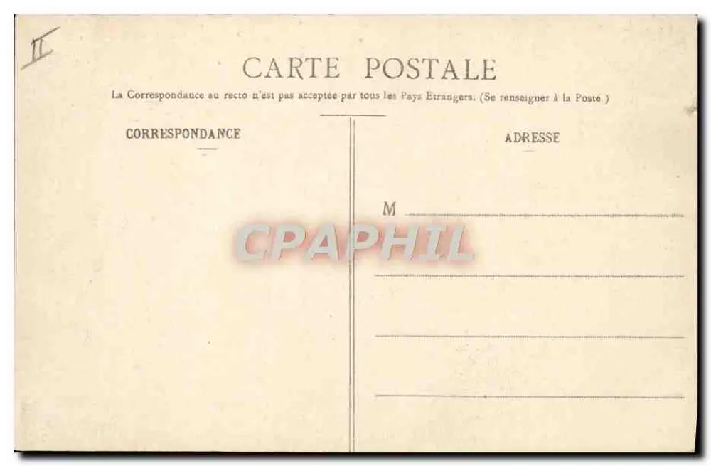 Napoleon in Montereau — Schlacht-Szene — anonymer Verlag, Nr. 1183 - Rückseite