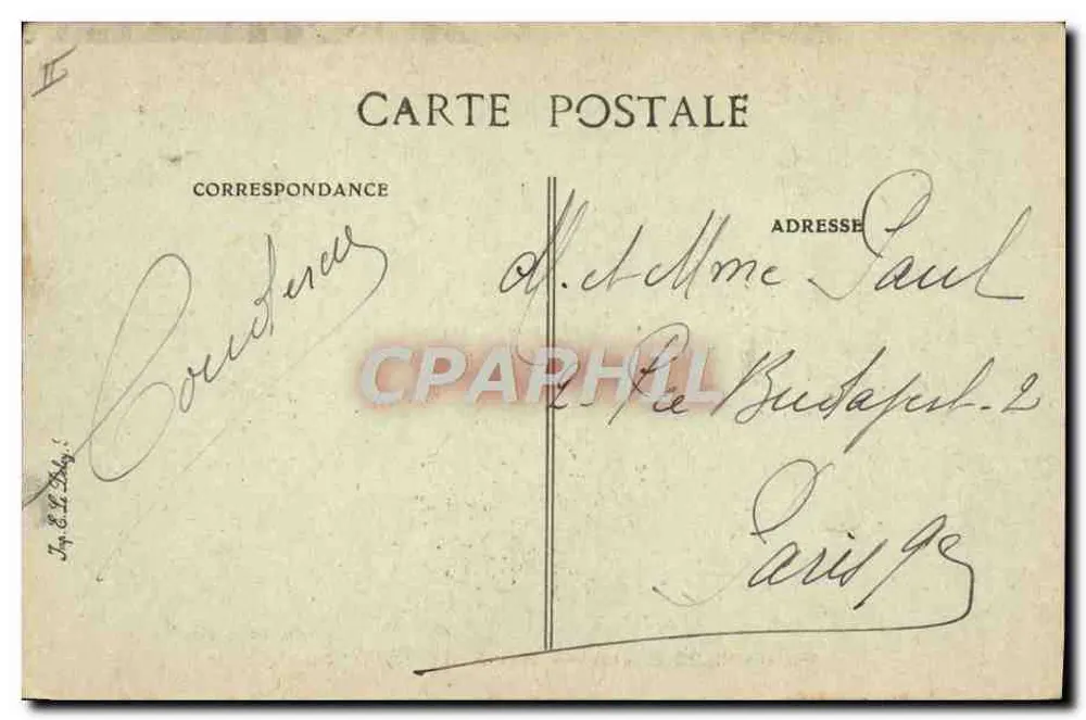 Napoleon — Abschied von Fontainebleau — Siron, Verlag Fontainebleau - Rückseite