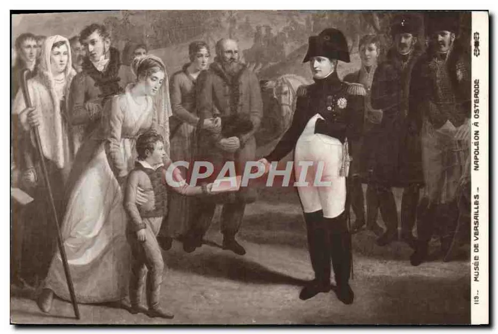 Napoleão em Osterode — Museu de Versailles — n°113 - Frente
