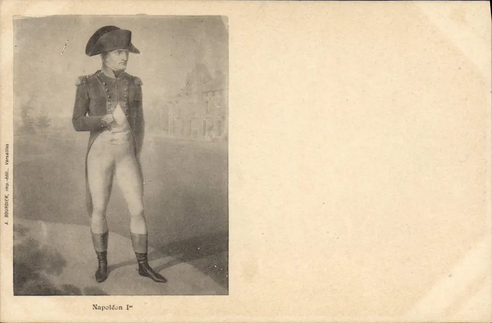 Napoleon I — in militärischer Uniform — A. Boudier, Versailles - Vorderseite