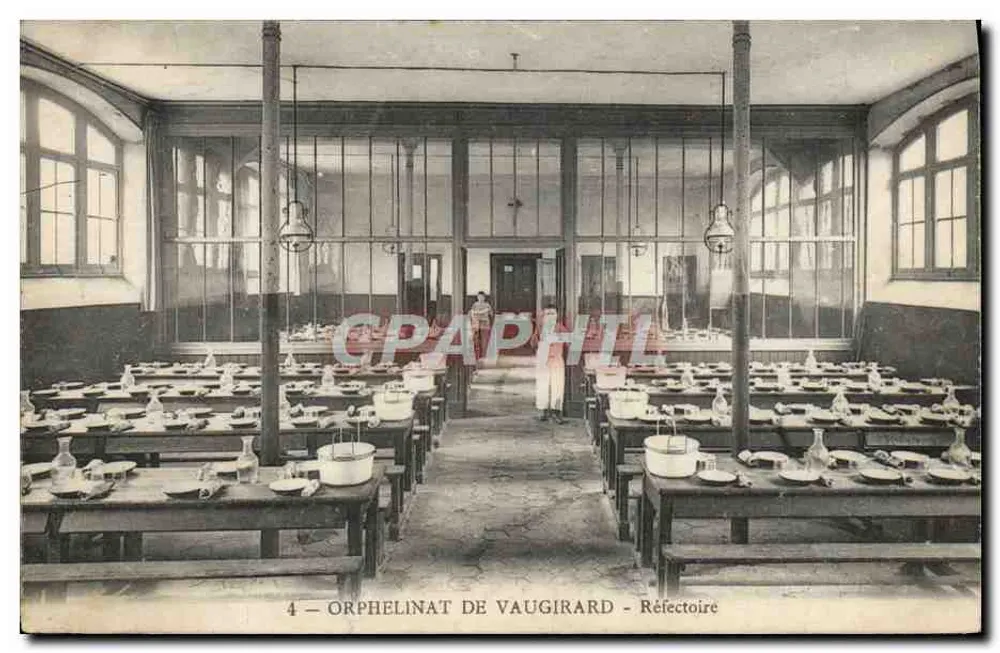 Waisenhaus Vaugirard — Refektorium — Verleger unbekannt, Nr. 4 - Vorderseite