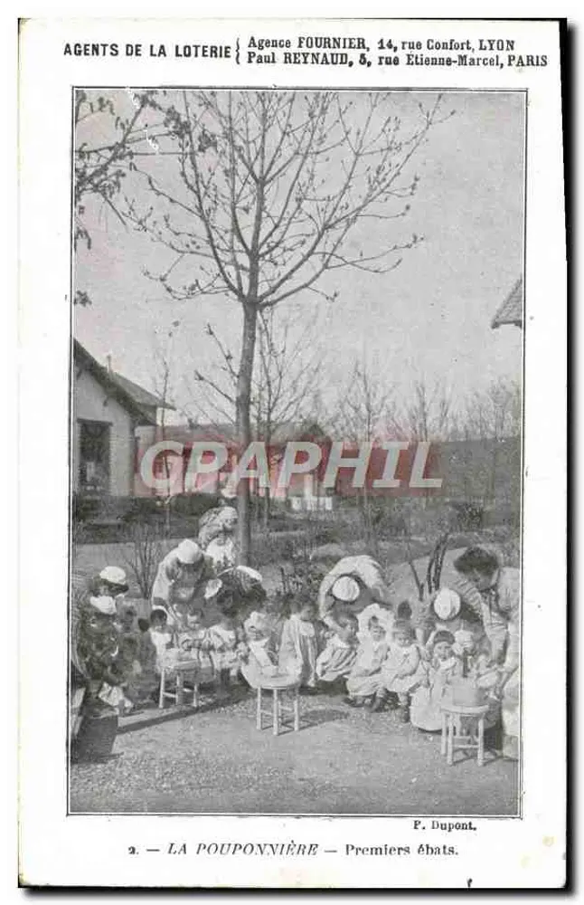 La Pouponnière — Premiers ébats — P. Dupont - Vorderseite
