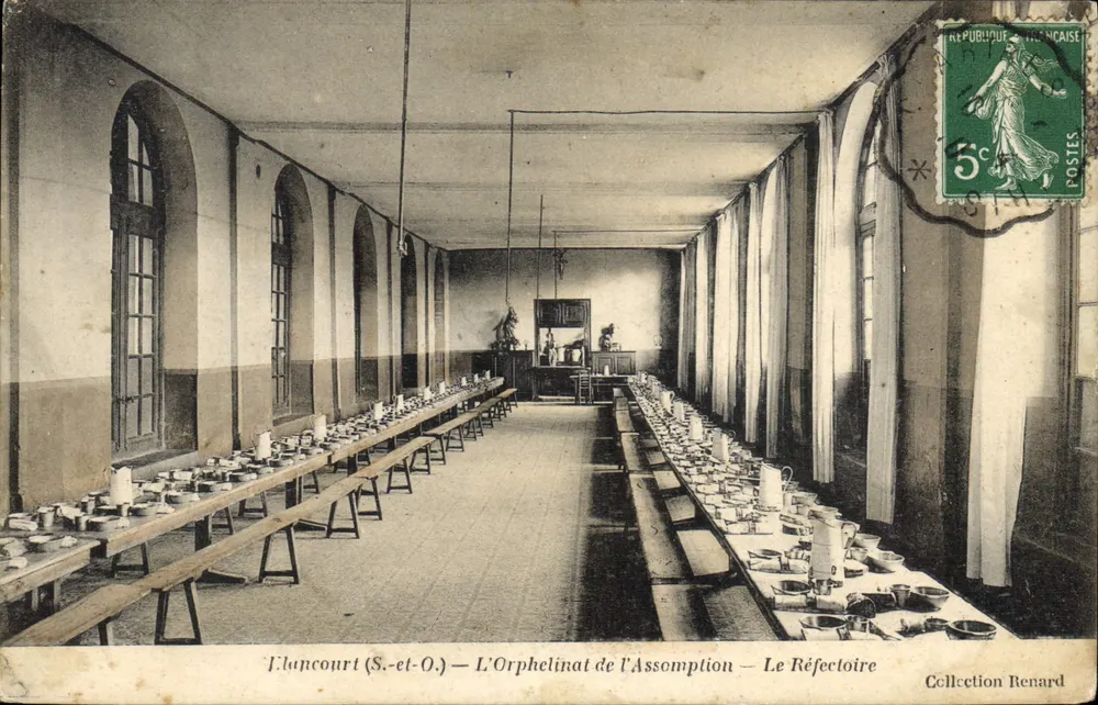 L'Unpourt (S.-et-O.) — Das Waisenhaus der Assomption — Das Refektorium - Vorderseite