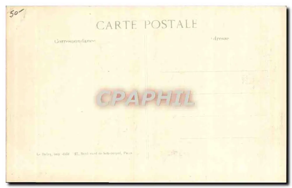 Lisly-sur-Ourché — Infanterie nimmt Stellung ein — E.P.D. n°50 - Rückseite