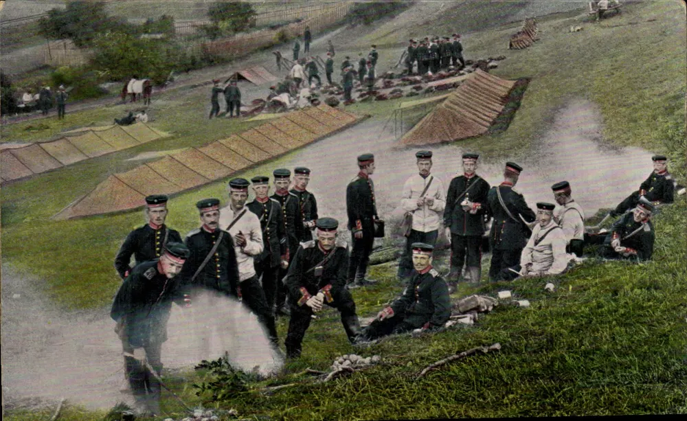 Die deutsche Armee — Infanterie — 2083 - Vorderseite
