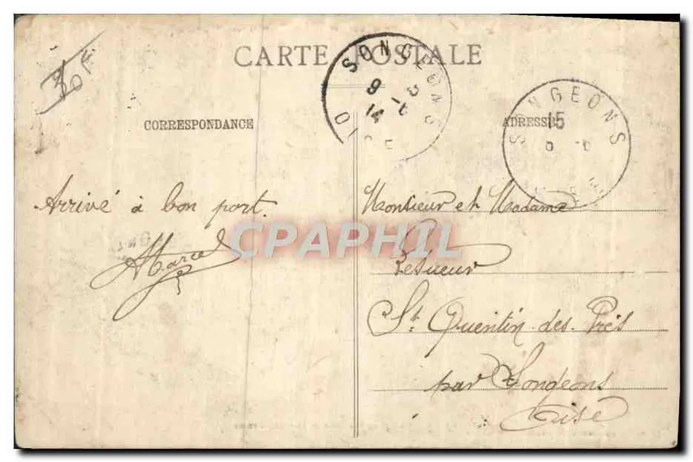 Lager von Châlons - Ansicht der Zelte — L'Armée Militaire Guérin, Mourmelon - Rückseite