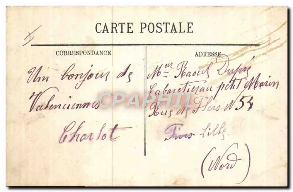DIE FRANZÖSISCHE ARMEE — Infanterie — Abstieg eines Hangs durch Maschinengewehre — LL. — N° 111 - Rückseite