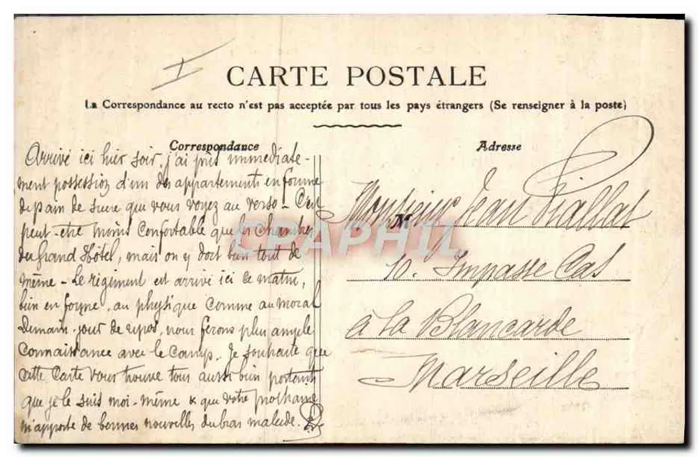 Camp de Mailly — Vista geral — Editor Graphphil, n°18 - Verso