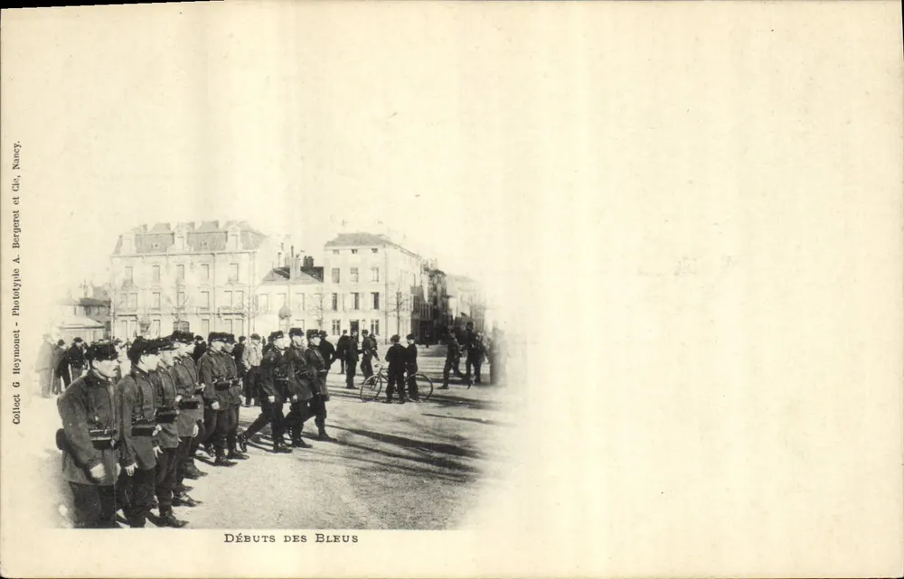 Inícios dos Azuis — Nancy — Fototipia A. Bergaret et Cie, Nancy - Frente