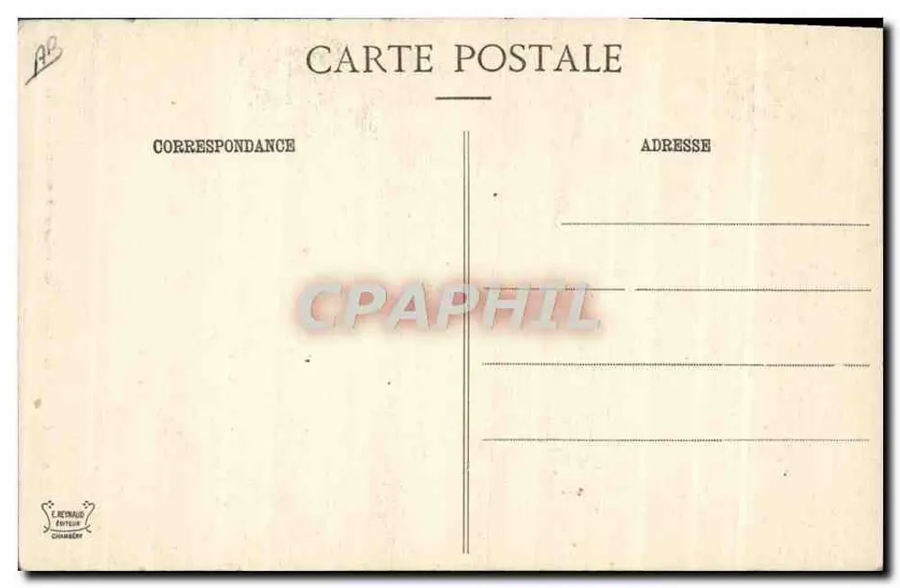 Kostüme der Savoie — Saint-Colomban-des-Villards — E. Renaud, Fortuan, Chambéry - Rückseite