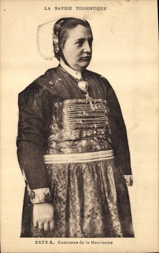 Trajes da Maurienne — La Savoie Touristique — Grimal, Chambéry - Frente