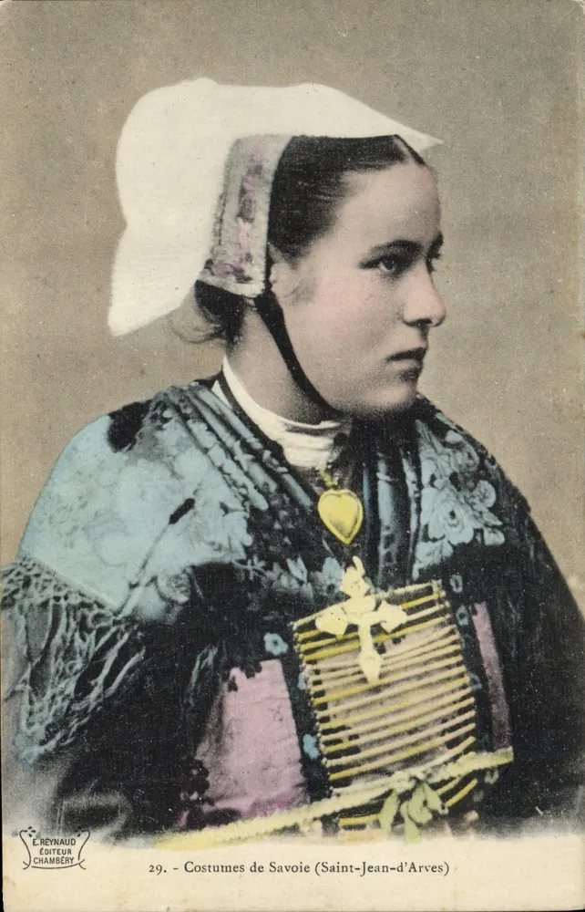 Trajes de Savoie (Saint-Jean-d'Arves) — E. Reynaud, n°29 - Frente