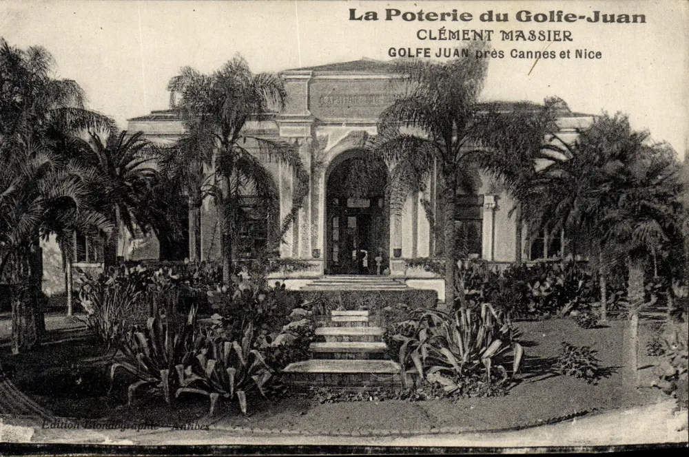 Die Keramikfabrik Golfe-Juan — Clément Massier — Chronografische Ausgabe - Antibes - Vorderseite