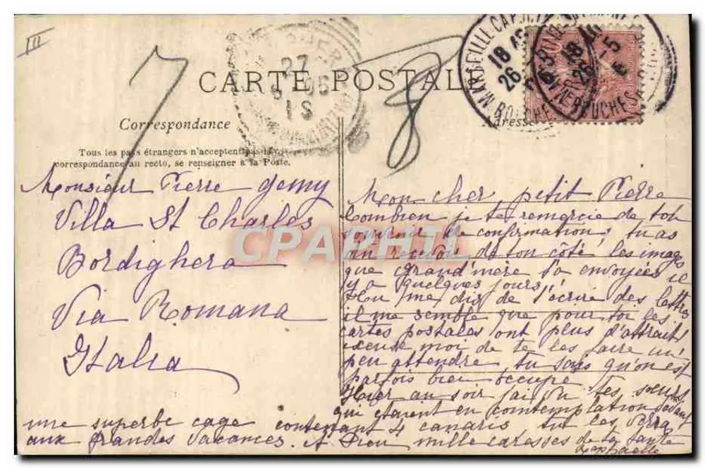Crianças brincando com fotografia — C.L.C. n°2626 - Verso