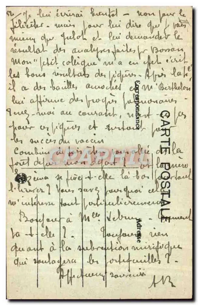 Scena uliczna z dwoma postaciami — Lib. Barraud, Angoulême - Rewers