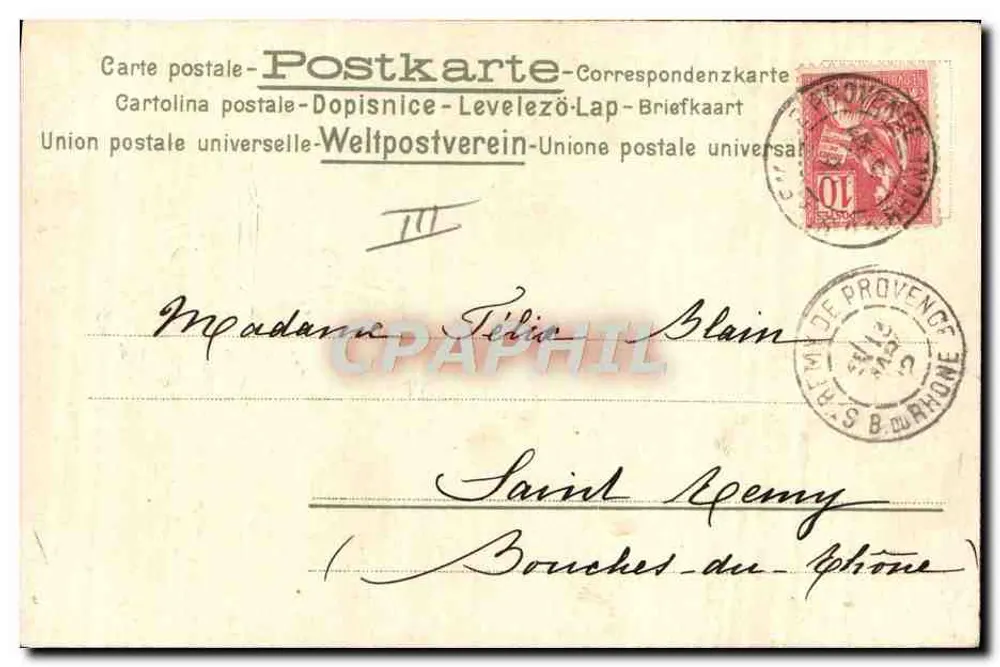 Pies fotografujący — ilustracja — F.S. Jacquard, n°109 - Rewers