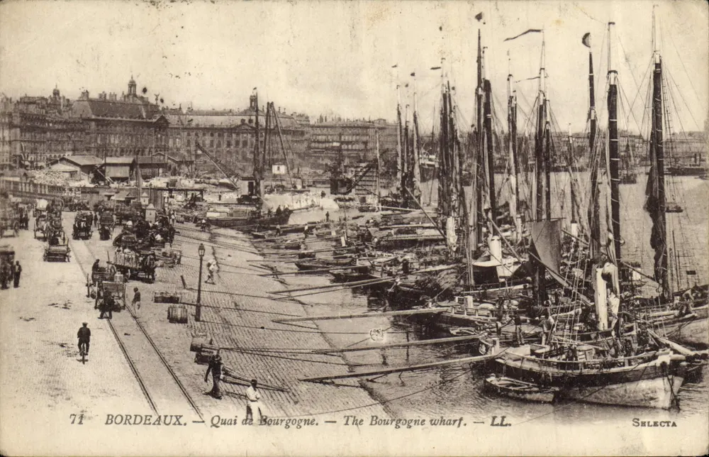 Bordeaux. Quai de Bourgogne — LL. — SELECTA - Vorderseite