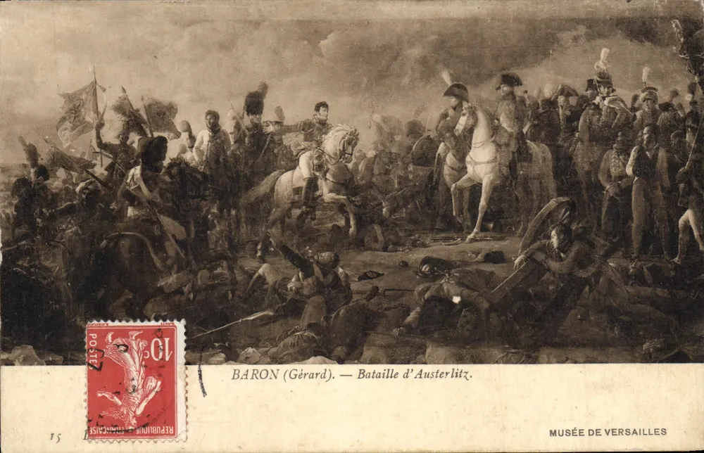 Batalha de Austerlitz — Baron (Gérard) — Museu de Versalhes - Frente