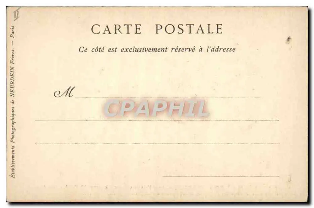 Napoleon und seine Zeit — Die Franzosen in Ägypten (1798) — Durand, ND Phot - Rückseite