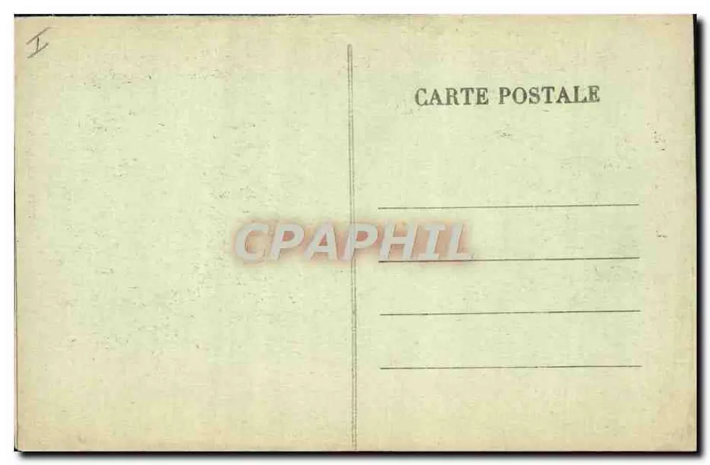 Napoléon Bonaparte schließt die Porte de l'Égalité in Saint-Cloud — Paris No 10, 1899 - Rückseite