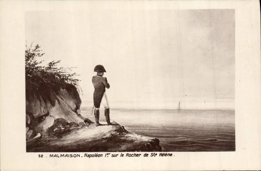 Napoleon I auf dem Felsen von Saint Helena — Malmaison, Serie 52 - Vorderseite