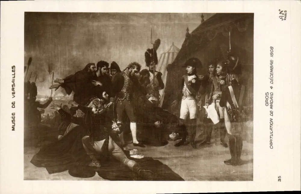 Kapitulation von Madrid — Dezember 1808 — A.N. Paris, Nr. 35 - Vorderseite