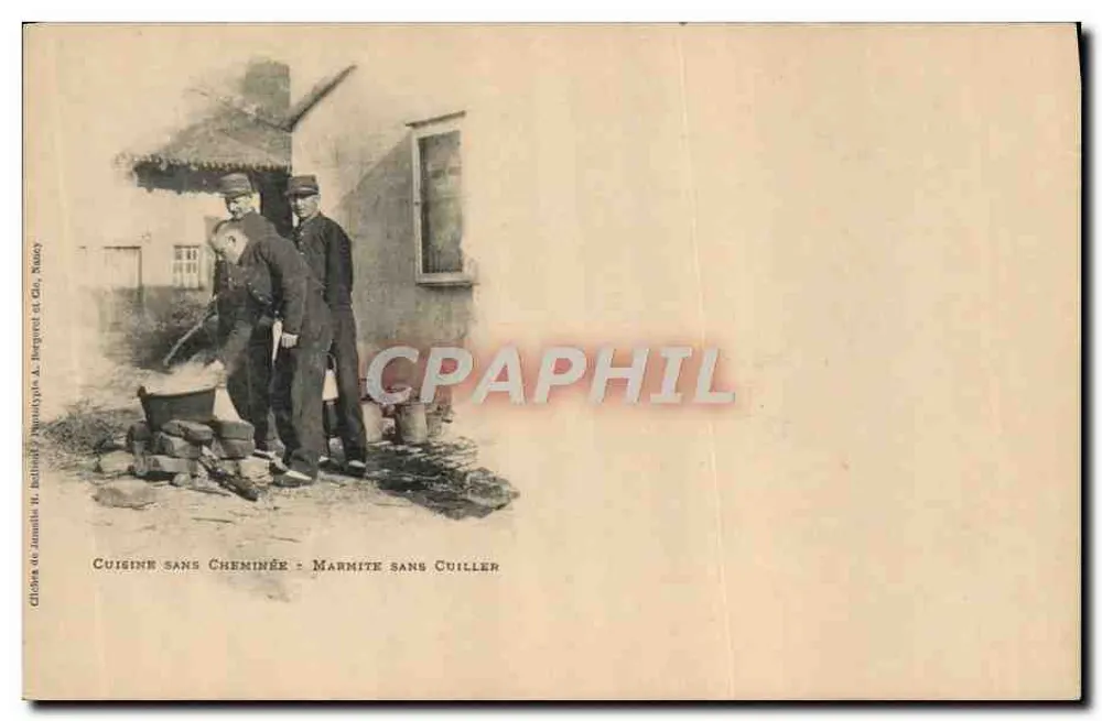 Küche ohne Kamin — Kessel ohne Löffel — G. de Jammes, H. Bollion & A. Bergougnan, Nancy - Vorderseite