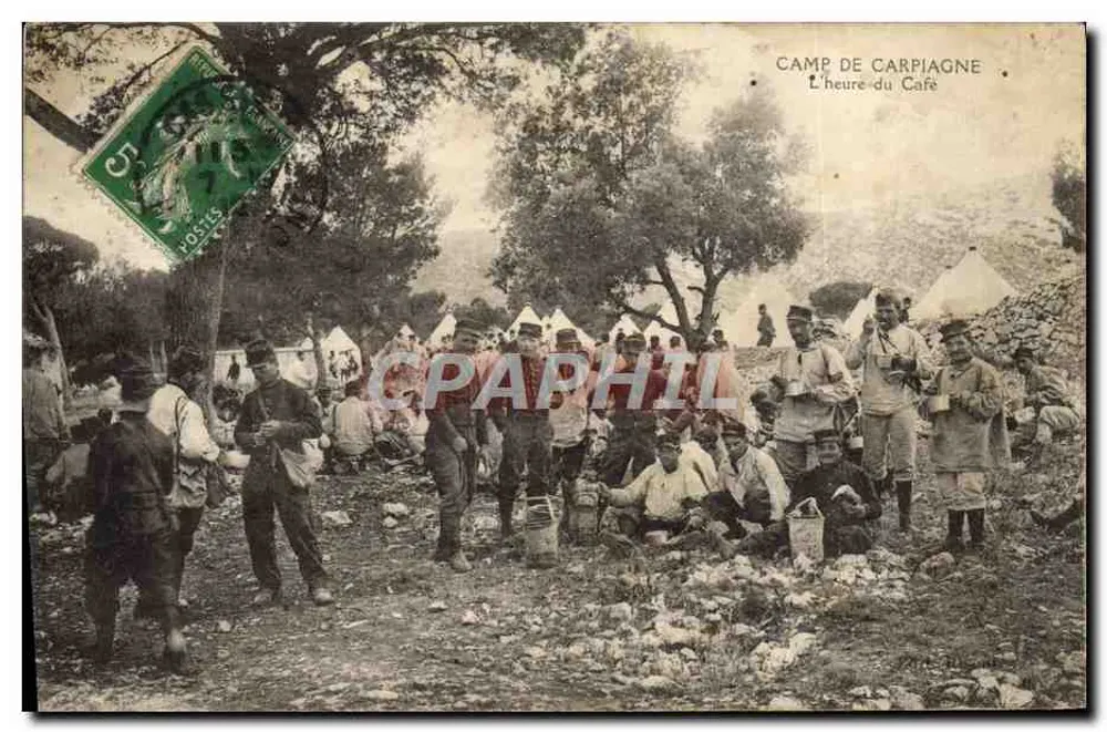 Camp de Carpiagne — L'heure du Café — éditeur non visible - Vorderseite