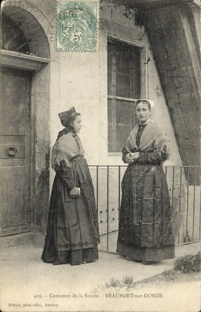 Trachten der Savoie — Beauffort-sur-Doron — Pittier, Fotograf-Verleger, Annecy - Vorderseite