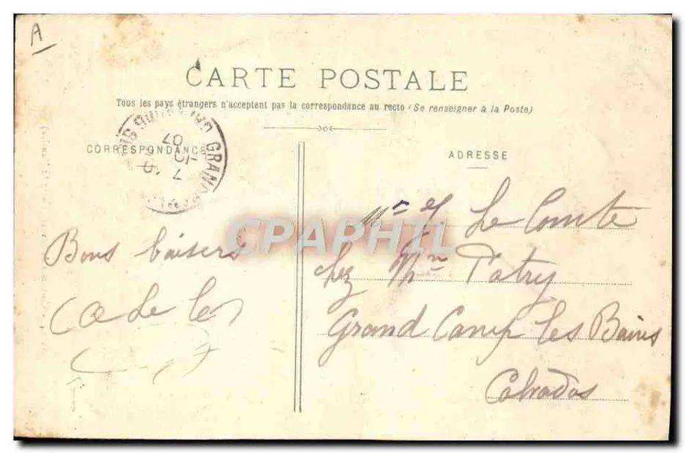 Kleidung der Savoie (Bourg St-Maurice) — Motiv: Frau im traditionellen Kleid — Verlag: POSTES, Nr. 14 - Rückseite