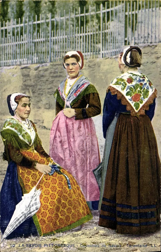 A Savóia pitoresca — Trajes da Savóia Tarentaise — LL - Frente