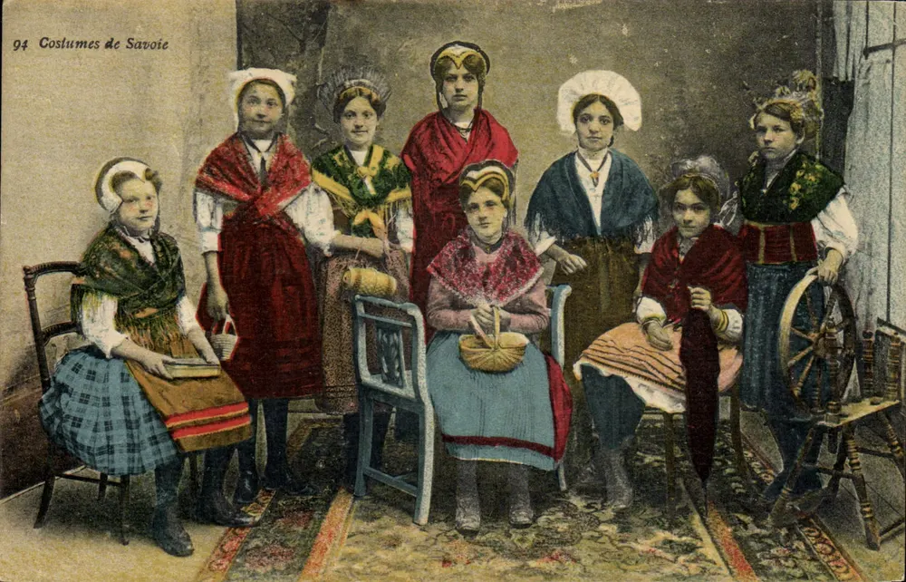 Trajes de Savoia — 94 — Editor Z. de Migfa, Chambéry - Frente