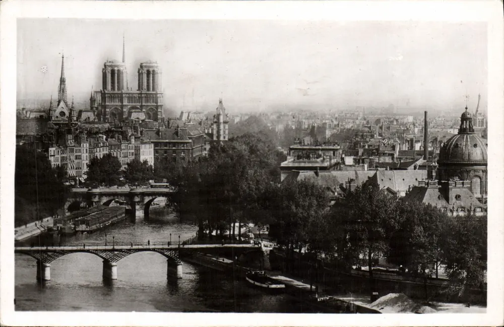Paris und seine Wunder — Ansicht der Île de la Cité — Verlag: GUY, rue Sainte-Croix-de-Bretonnerie, Paris - Vorderseite