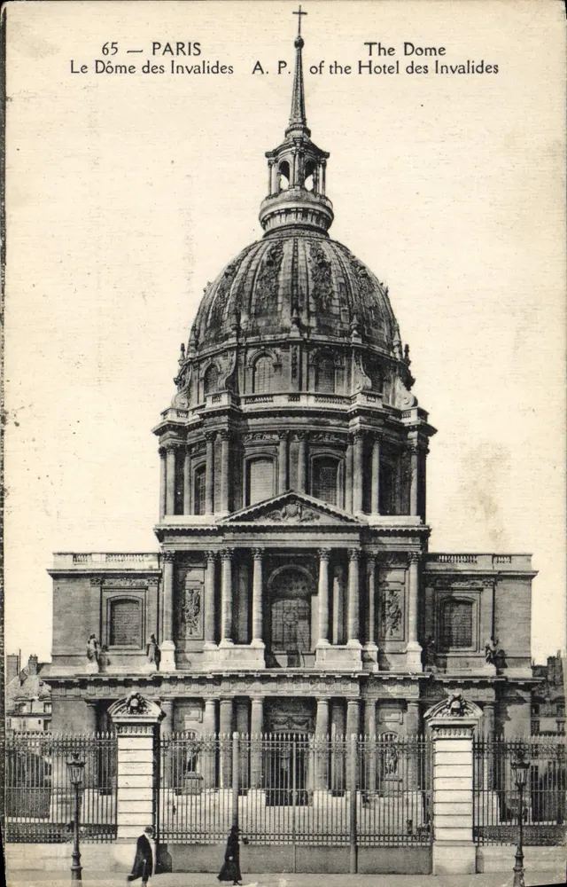 O Dôme dos Invalides — Paris — A.P. — Papéghin et Cormault - Frente