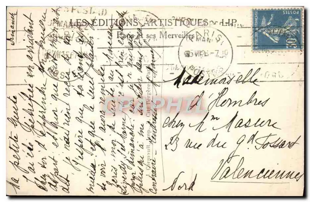 Paris — O Grande Palácio — LIP - Verso