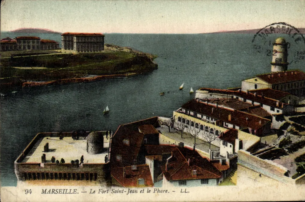 Marseille — Le Fort Saint-Jean und der Leuchtturm — LL. — N° 94 - Vorderseite