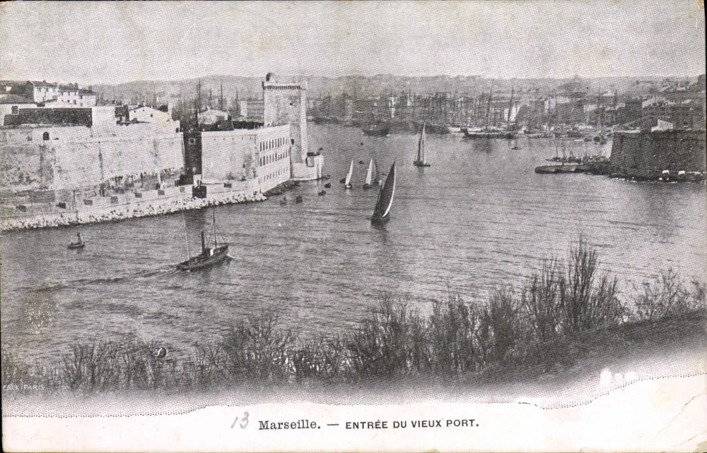 Marseille — Eingang zum Vieux-Port — ZRK Paris, n°13 - Vorderseite