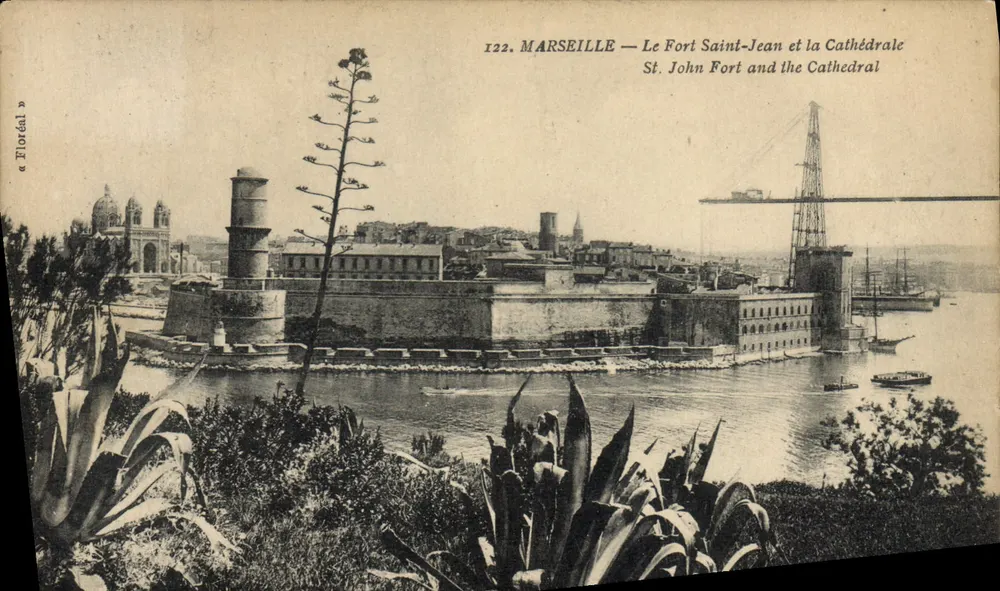 MARSEILLE — Le Fort Saint-Jean et la Cathédrale — Flôréal, n°122 - Vorderseite
