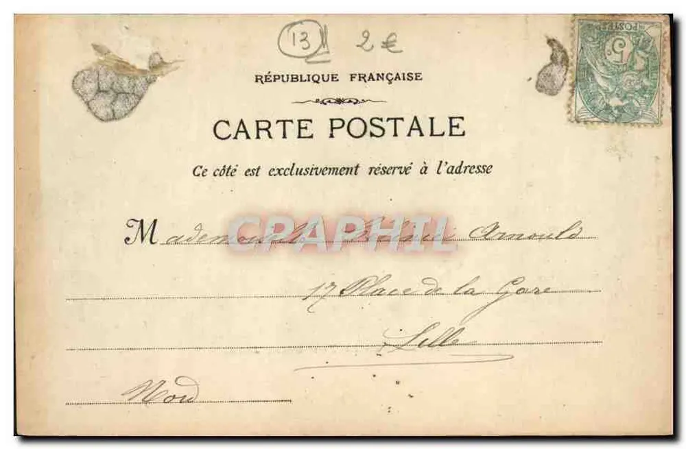 Marseille - 57 - O Forte Saint Jean — Fototipia E. Lecorn, rua Tuhémeun - Verso