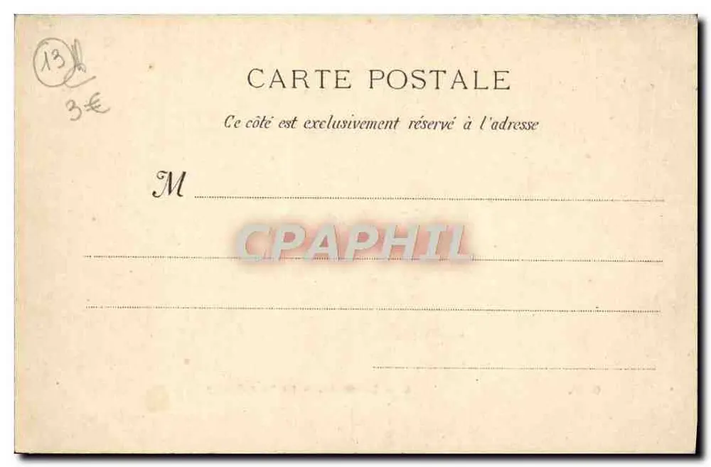 Marseille — O Parque Borély — G M - Verso