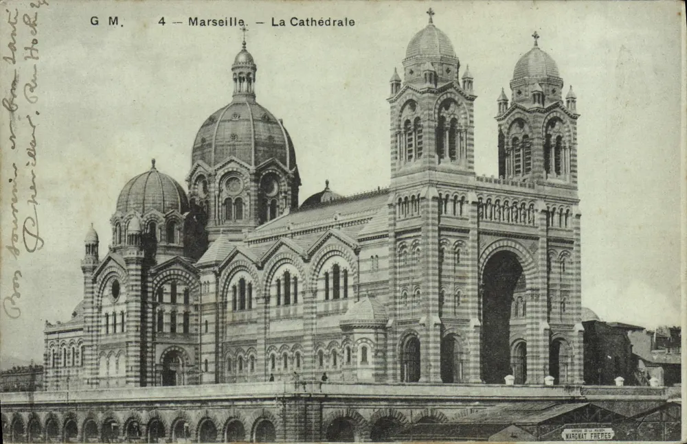 Marseille — A Catedral — Margnat Frères - Frente