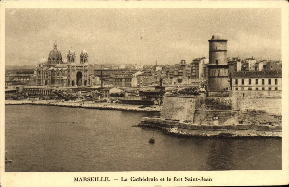 Marseille — Die Kathedrale und das Fort Saint-Jean — Éditions de Marseille - Vorderseite