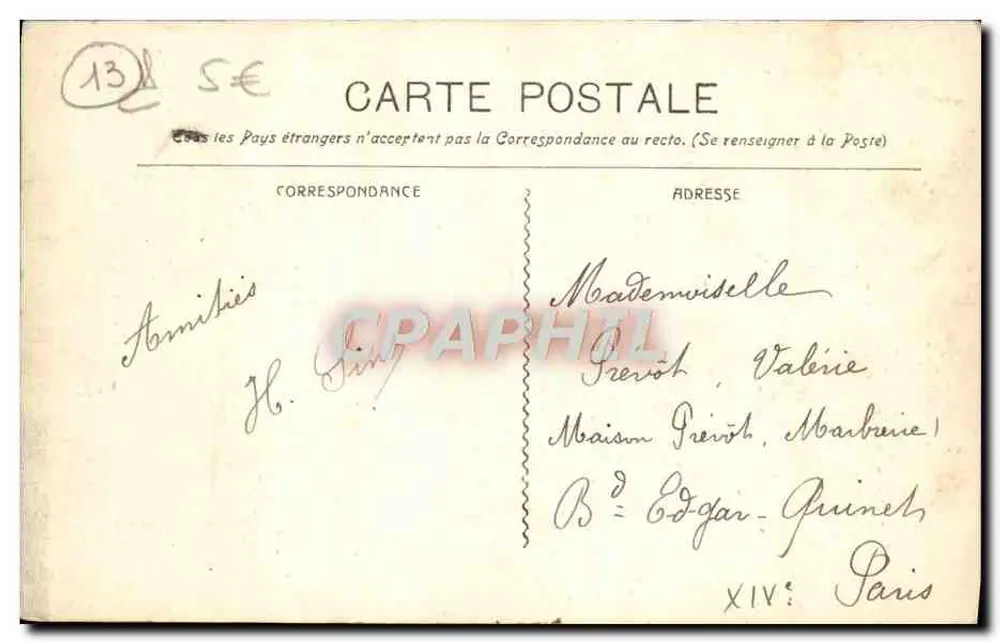 Marselha - O Forte Saint-Jean — Guenae fot. n°89 - Verso