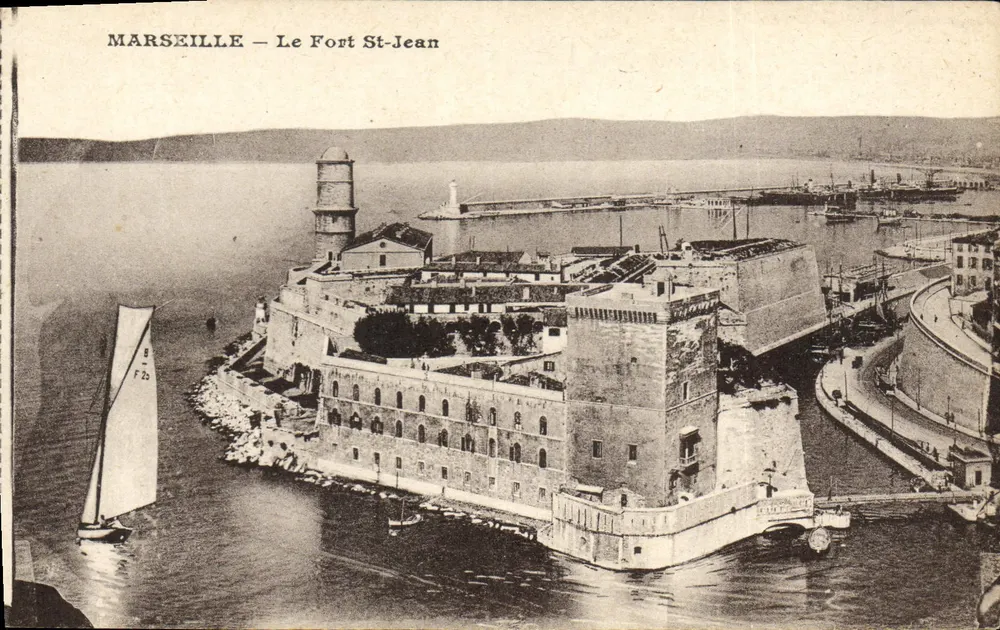Marseille — O Forte Saint-Jean - Frente