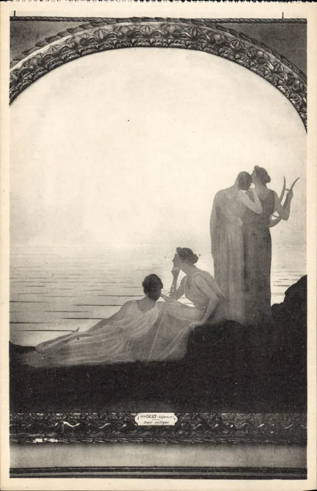 Antikes Abendbild — Palais des Beaux-Arts de la Ville de Paris — A. Onbert - Vorderseite