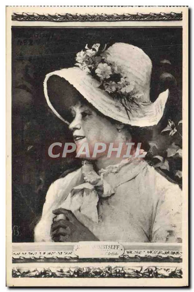 Marie Bashkirtseff — Portrait — Verlag A. N. Paris, n°5 - Vorderseite