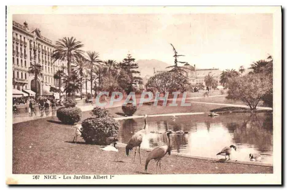NICE - Jardins Albert Ier — série 267 — editor não visível - Frente