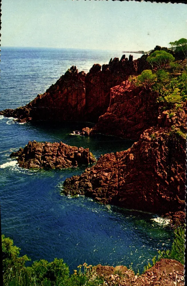 Corniche de Esterel — A Costa da Azur, milagre da natureza — Edições Jean-Jaurès - Frente